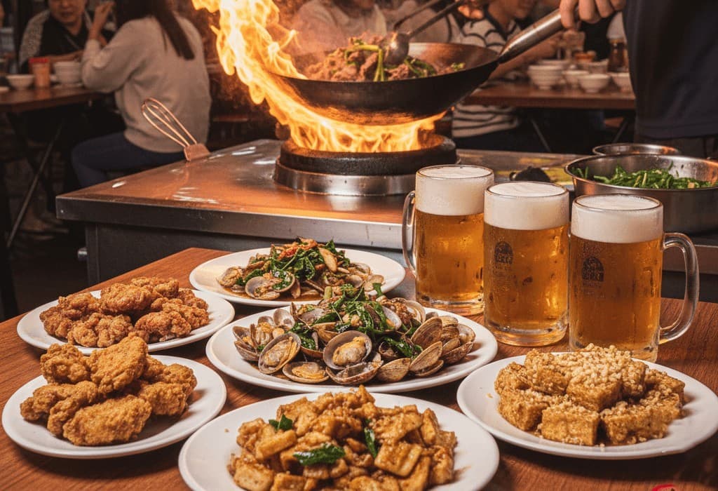 ディナー｜小吃＋熱炒で一杯